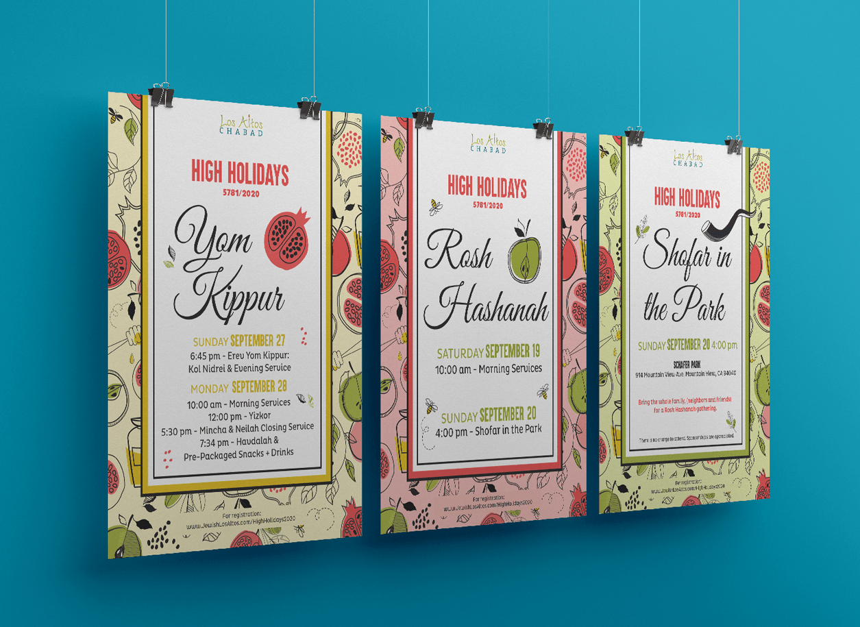 High Holidays designs
