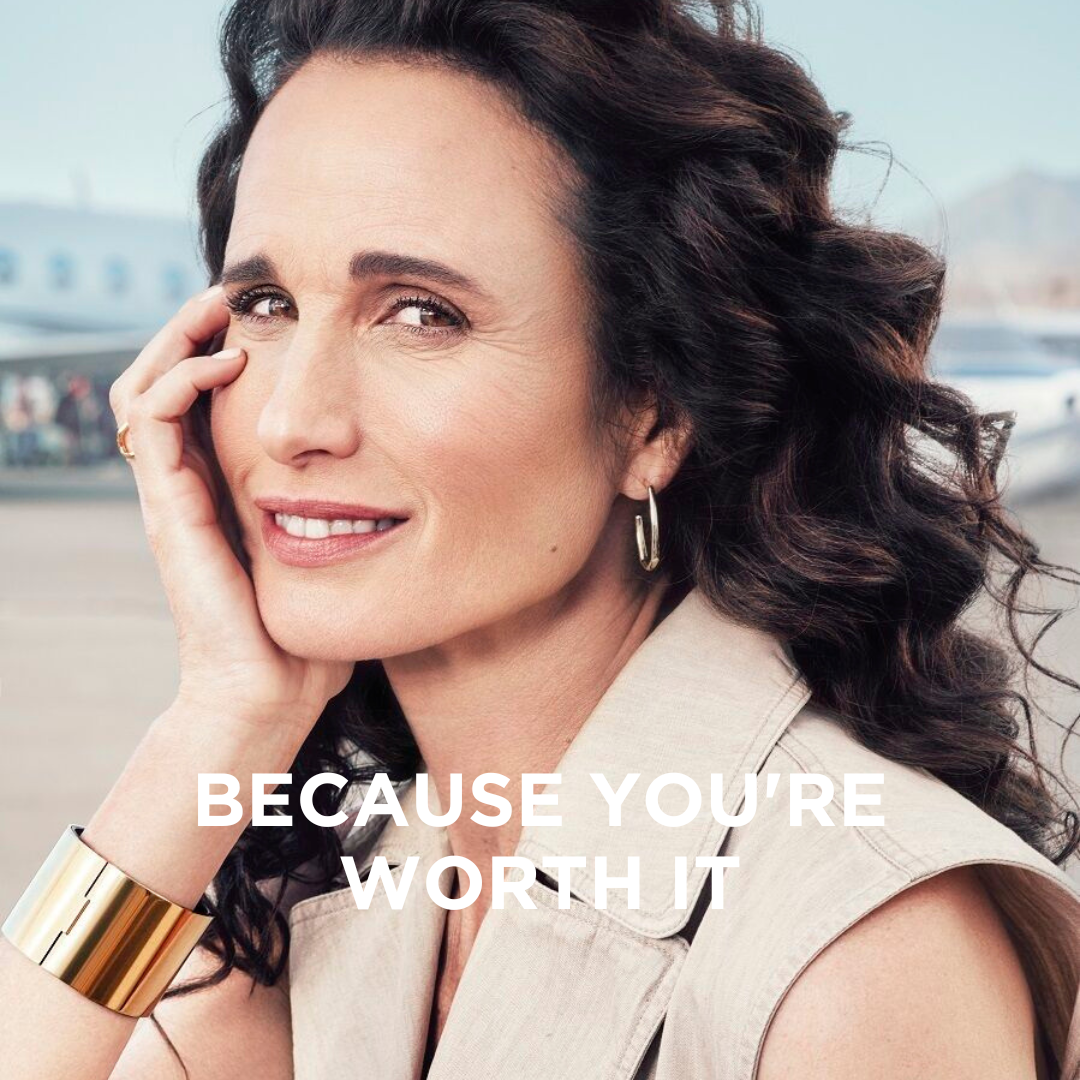 loreal because youre worth it without logo brand design